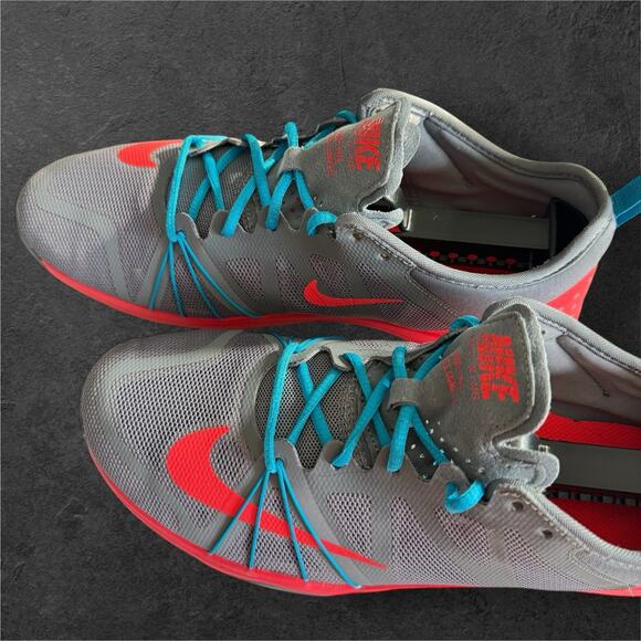 Nike Sneaker Free Cross Compete Women's Gray and Red Training Shoe SZ/7.5 - Picture 9 of 11